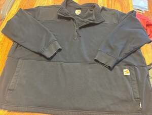 Carhartt Flame Resistant Rain Defender Heavyweight Quarter-Zip Sweatshirt 4XL